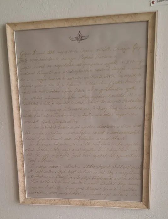 Gáspár Sámuel emlekszoba 20250828 081855