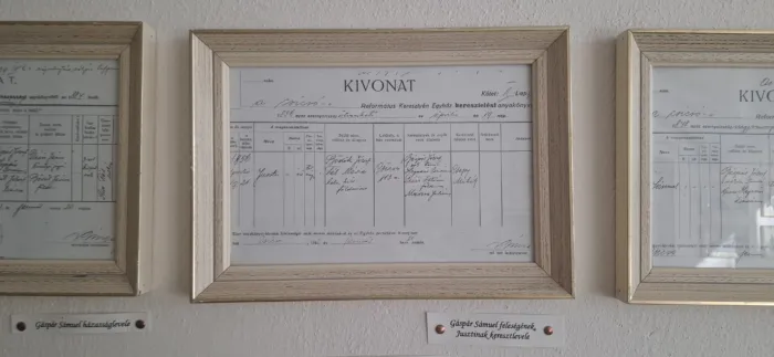 Gáspár Sámuel emlekszoba 20250828 081923