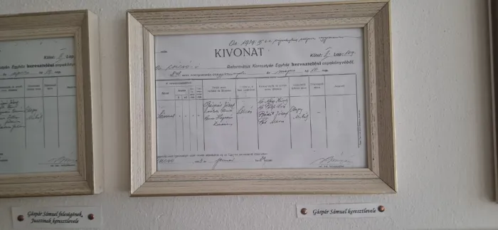 Gáspár Sámuel emlekszoba 20250828 081925